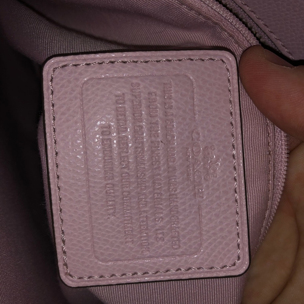 Large pink coach diaper bag - Picture 5 of 6